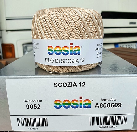 Filo di Scozia Ecrù n. 12 - Mondo Fai da Te